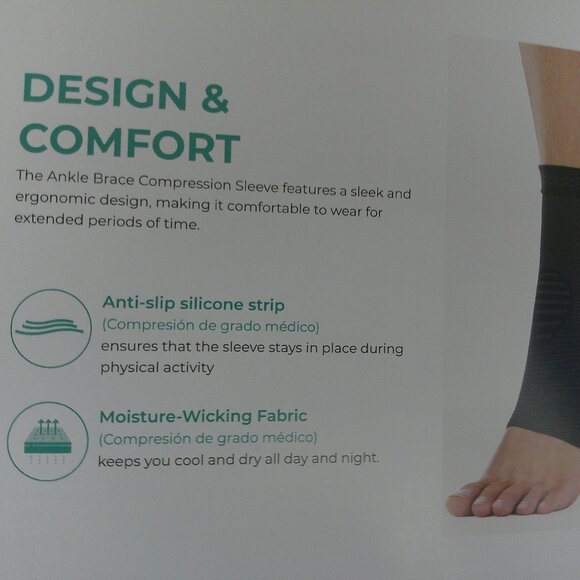 NIB Modvel Foot & Ankle Brace Socks - Picture 13 of 13